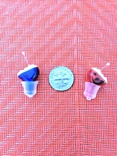 PAIR  DIGITAL HEARING AMPLIFIERS TINY CIC NO TEST 3 SMART PROGRAMS USA