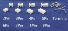 JST-XH 2p 3p 4p 5p 6Pin 7Pin 2.54mm Terminal Housing PCB Header Wire Connectors