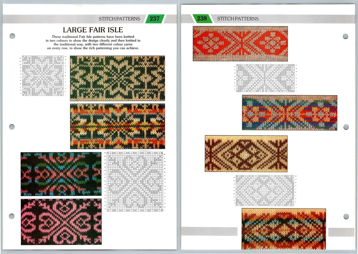 Fair isle patterns deals