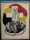 Original ww2 poster JO Maes 1945 Concentration Camps KZ Prisoner memorial — photo 2