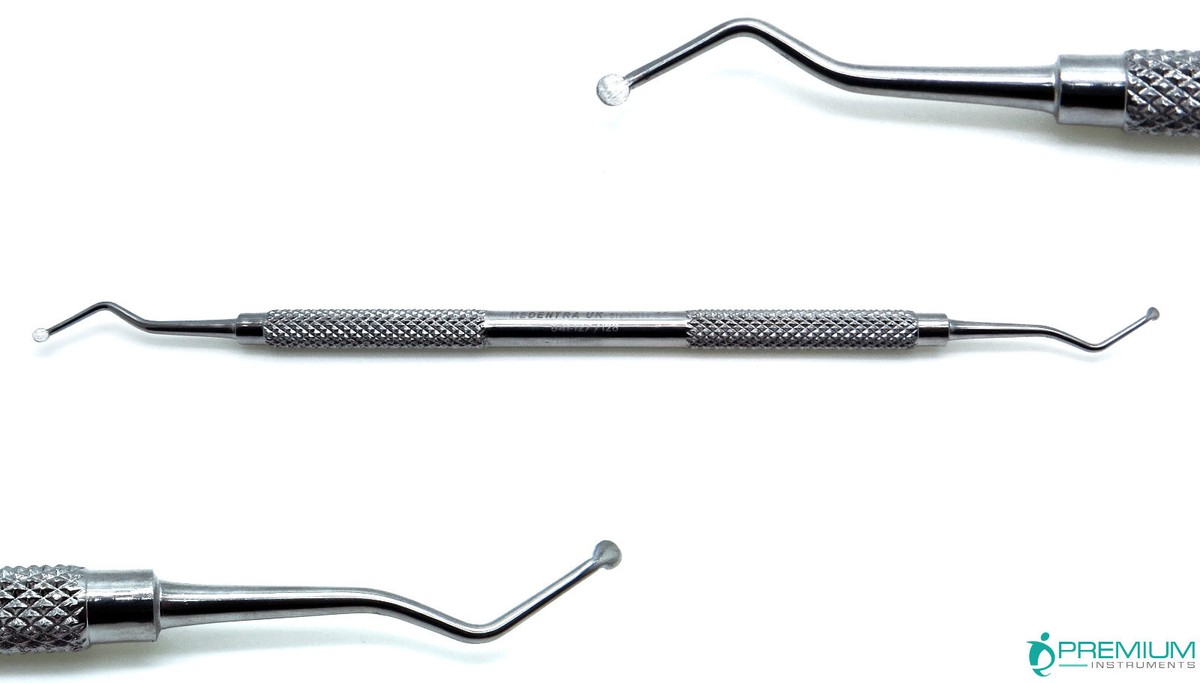 Dental Excavator 127/128 Restorative Double Ended Spoon 2mm