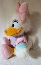 Disney Parks Daisy Duck Plush Stuffed Animal Soft Toy Embroidered eyes 11"