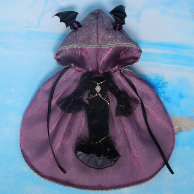 Gothic Dawn Night Bat Lady Halloween Suit for 12''Blythe Doll Factory Outfit