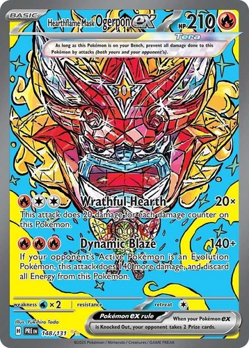 Hearthflame Mask Ogerpon Ex 148/131 Prismatic Evolutions