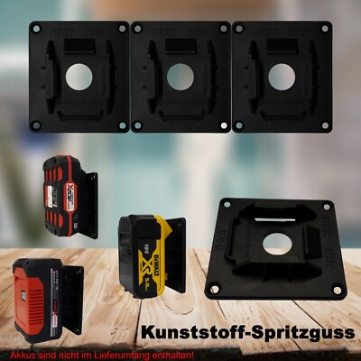 Akkuhalter für DeWalt Einhell Parkside Wandhalterung  Akku Halterung 18V 20V