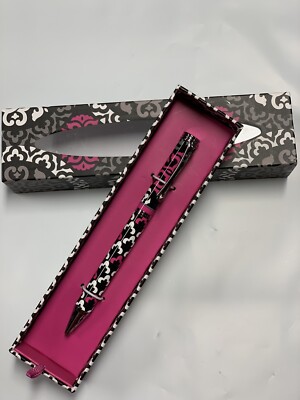 Vera Bradley Canterberry Magenta BALL POINT Pen Refillable INK for Purse Bag NWT