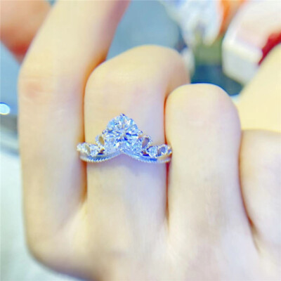 Certified 1CT D Color VVS1 Moissanite Women Engagement Band