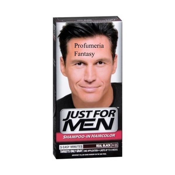JUST FOR MEN SHAMPOO COLORANTE NERO H-55 GREY TARGET TECHNOLOGY