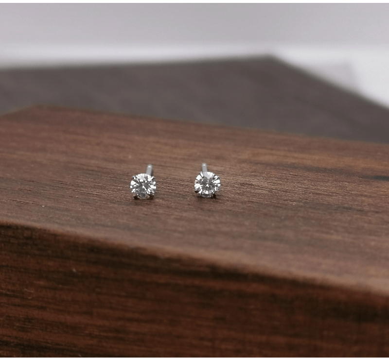 Luxury S999 Sterling Silver Earring with Zirconia | eBay