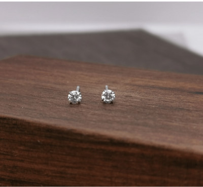 Luxury S999 Sterling Silver Earring with Zirconia | eBay