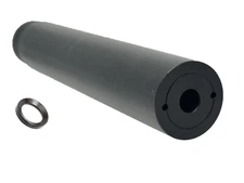 5.56 .223 1/2X28 Barrel Muzzle Extension Comp Solid Aluminum Tube + Free Washer