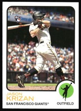 2022 Topps Heritage Jason Krizan  Rookie  #513 San Francisco Giants