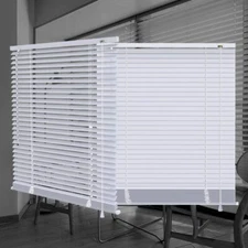 Mini Blinds Aluminum Venetian Slat Blinds Blackout Horizontal Shades for Windows