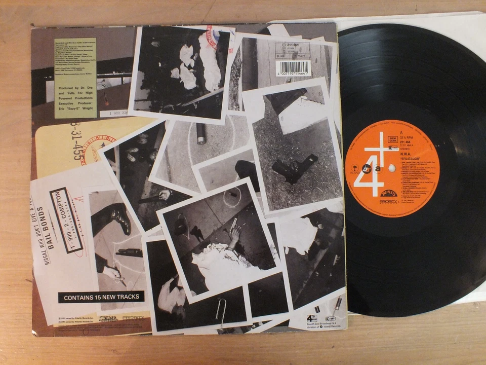 N.W.A – Efil4zaggin   Ruthless Records  1st Press  1991  GERMANY  LP  Vinyl  vg+ - Bild 2 von 2