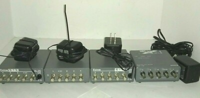 Lot of 3 Extron GLI 350 & 1 Extron GLI 250 Ground Loop Isolators 