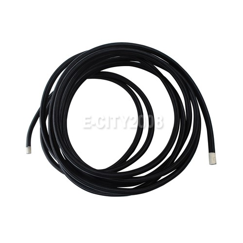 AN6 10/16/20ft E85 PTFE Nylon Braided Fuel Hose Oil Cooler High-pressure - Picture 15 of 21