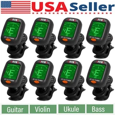 LCD Clip On Chromatic Acoustic Electric Guitar Bass Ukulele Banjo Violin Tuner