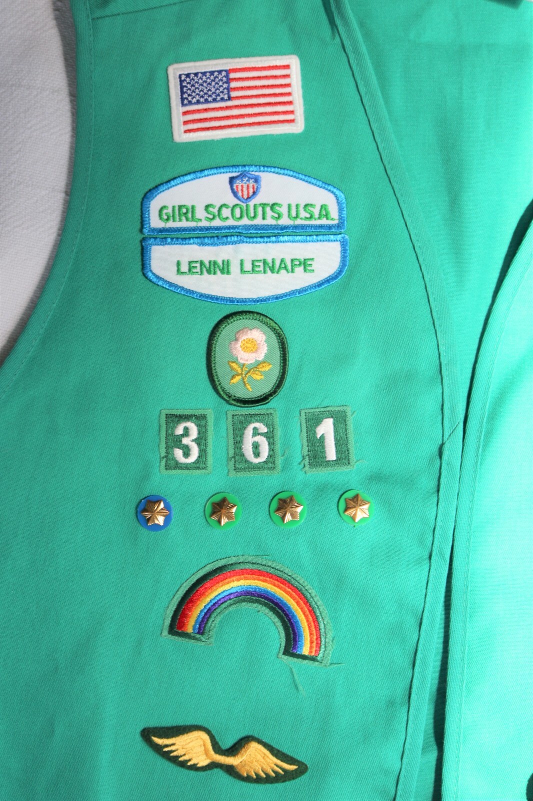 Girl Scout Vest Vintage Green Girl Scouts Vest with Patches & Pins eBay