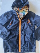 Kids Boys Appaman Light Weight Rain Jacket Windbreaker Blue Size 5