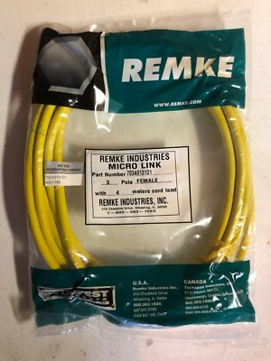 Remke Single Key (M12) Micro-Link Plug 703A0131D1