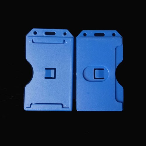 Resistente 2 Caras Multi Tarjeta Vertical Porta Insignia Soporte Protector Estuche x1 - Imagen 8 de 13
