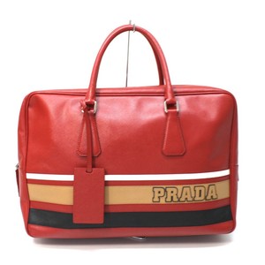 prada bag with red lining