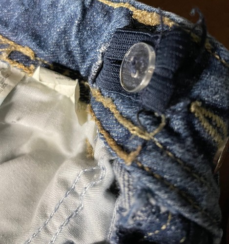 Jeans Girls Denim Size 6X Regular LEI Gabby Low Rise Flare Egypt Made - Picture 6 of 7