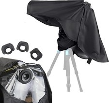JJC Camera Rain Cover, Nylon Waterproof DSLR Camera Rain Sleeve Protector DSLR