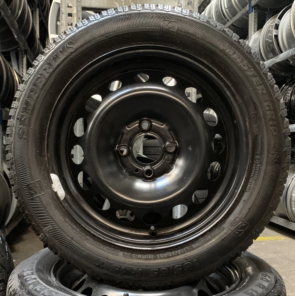 4 Orig SMART Winterräder Stahl 165/55 R15 81T Fortwo Forfour W453 C453 5344 3143 - Bild 2 von 4