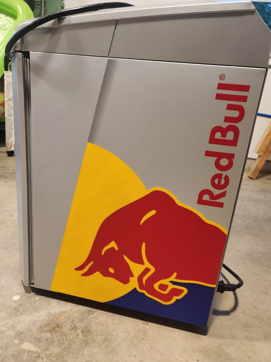 RED BULL 0.7 Cu Ft Free Standing Countertop Mini Fridge Model # RB
