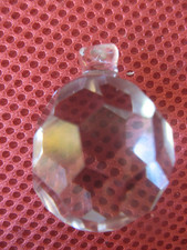 ++"537.6"  BOULE PAMPILLE RONDE EN VERRE A FACETTE POUR LUSTRE SUSPENSION