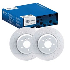 2x HELLA Pagid Disques Ø345mm Arrière Convient pour BMW 3 4 65141PRO_ HC