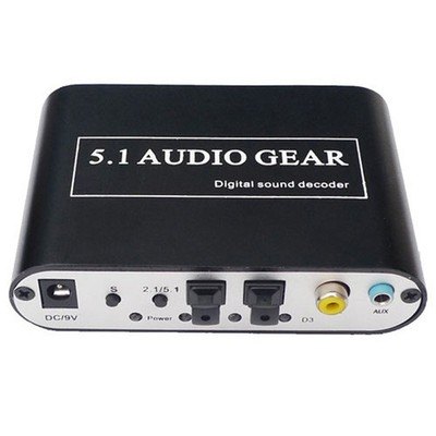 C10C Audio-Decoder Digital AC-3 Dolby Pro Logic/DTS/PCM Sound Decoder DC/5V 1A