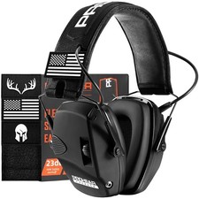 Shooting Ear Protection NRR 23dB 4X Amplification Soft padded headband and low