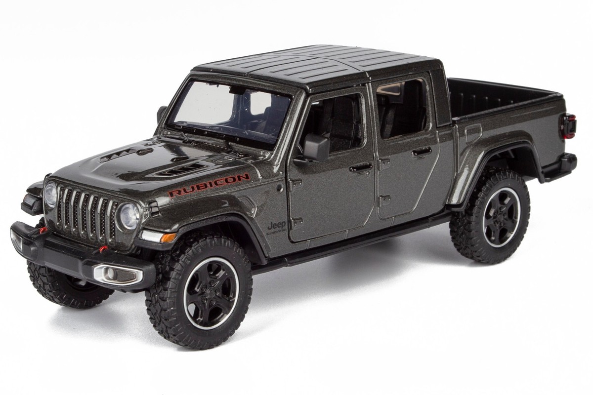 MOTORMAX 1:27 2021 JEEP GLADIATOR RUBICON Granite Dark Grey 79368