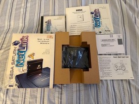 Sega Saturn NetLink with Box, Modem, Manual, CD  *GREAT CONDITION*  *RARE ITEM*