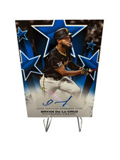 Bryan De La Cruz 2025 Topps Series 1 Baseball Stars Blue Auto /150 #BSA-BD