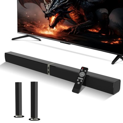 32'' Barra De Sonido 80W Desmontable Bluetooth AUX Teatro En Casa Equipo Para TV