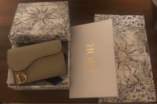 Dior Saddle Bloom Card Holder Business Card Case