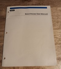 Wang Laboratories Band Printer User Manual- 1st Edition 1983