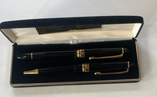 Ball Point Pen  Pencil Set in Velvet Box Unbranded Box is Personalized NM