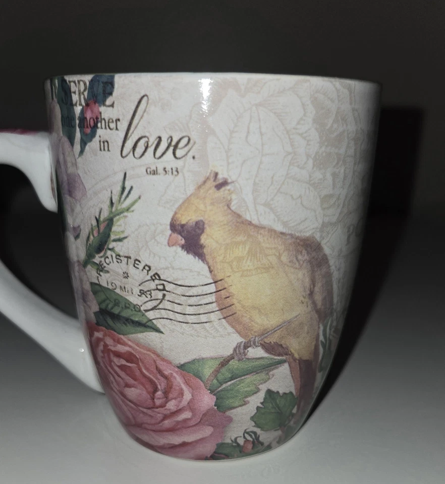 Christian Artgifts 2016 2 tazas de café versículo bíblico inspiraciones florales botánicas Foto 4 de 4