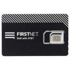 FirstNet AT&T Triple-Cut SIM Card (for AT&T First Responder)
