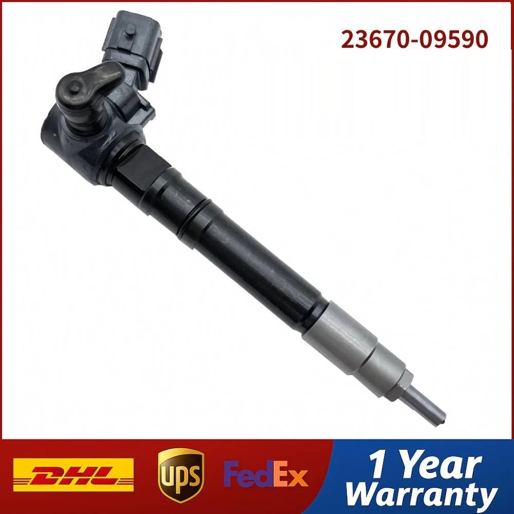Juego De 4 Inyectores Diésel 23600-59035 Para Toyota Hilux/Hiace 2.4L 2L - Recambio Compatible SINOCMP