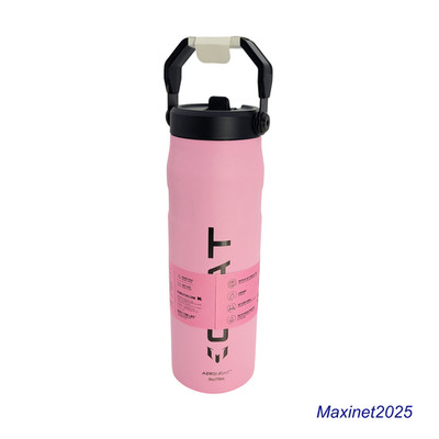 GENUINE The Messi X Stanley IceFlow Flip Straw 2.0 Bottle 24oz 24 OZ GOAT Pink