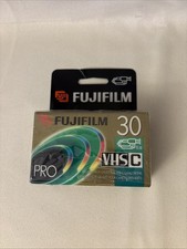 NEW Fujifilm Pro VHS-C Camcorder Video Cassette Tape TC-30