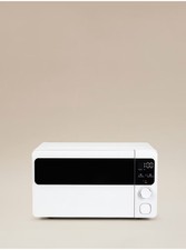 White 17L Manual Microwave