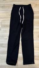 John Elliott Sweatpants Joggers Cotton Fleece Size Small S 1 Black Made In USA