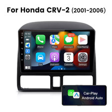 2+64GB Android 15 Car Stereo Radio Carplay GPS WIFI BT For Honda CRV-2 2001-2006