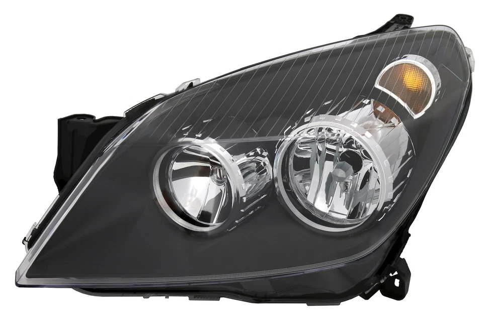 Scheinwerfer Set für Opel Astra H ab 2004-2010 in Schwarz H1 H7 Halogen Upgrade - Bild 3 von 4